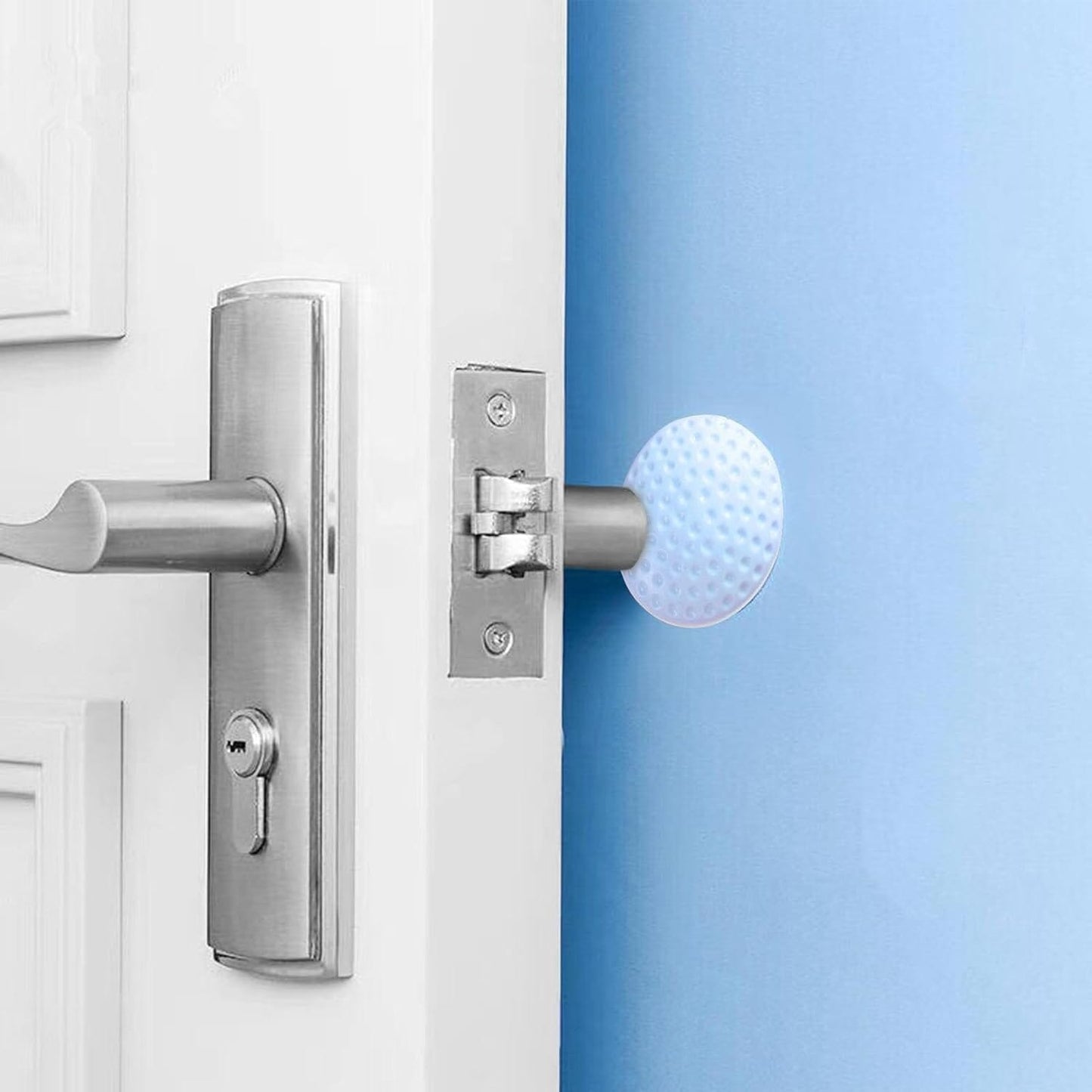 Butée de Porte - SecureStop™ - Bleu Pastel - Les Essentiels de Bébé