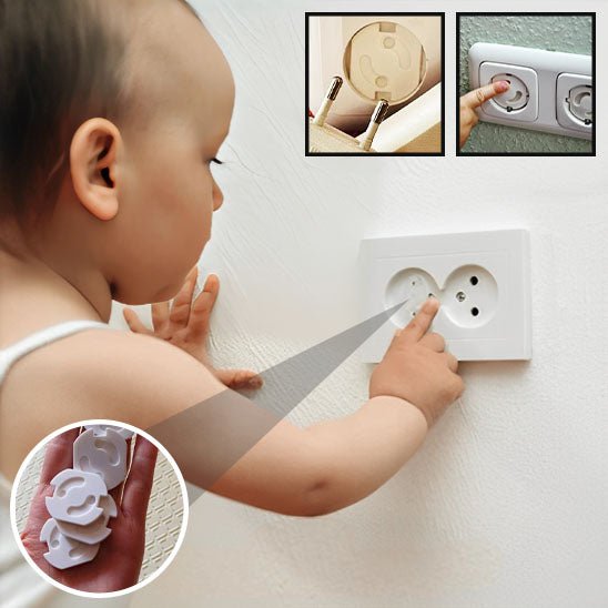 Cache prise - Prise de sécurité rotatif Baby Jack - Les Essentiels de Bébé