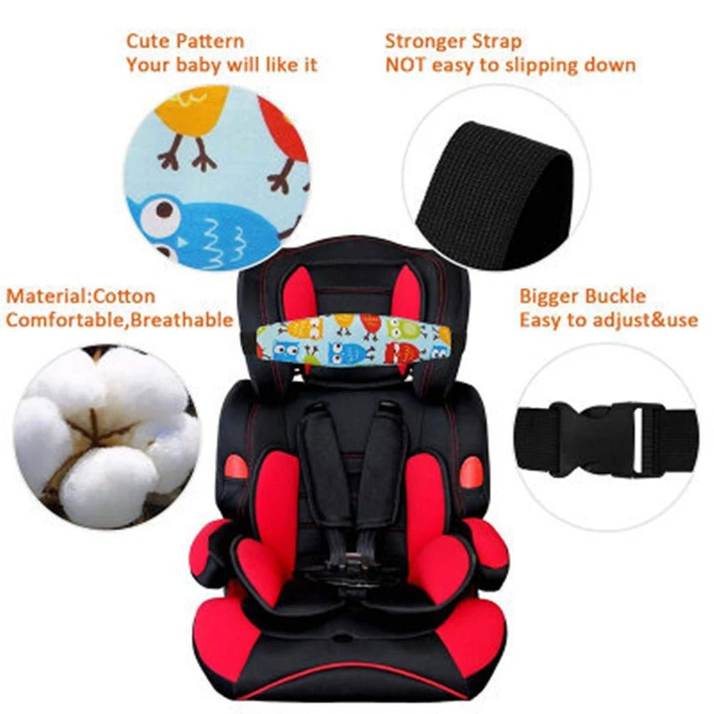 Cale tete bebe - Coussin siège auto - Support de tete pour bebe, enfant - Appui tête - Les Essentiels de Bébé