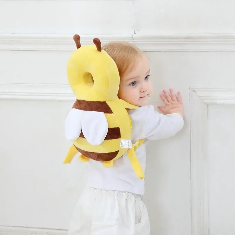 Coussin Bébé - BabyHeadBackProtector™ - Jaune - Les Essentiels de Bébé