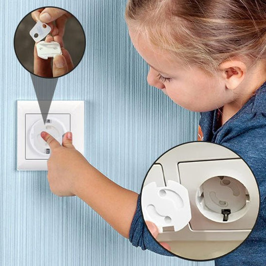 Cache prise - Prise de sécurité rotatif Baby Jack - Les Essentiels de Bébé