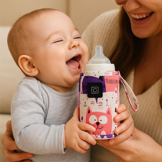 Chauffe Biberon Portable - PortableBottleWarmer™ - Les Essentiels de Bébé