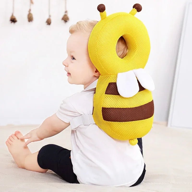 Coussin Bébé - BabyHeadBackProtector™ - Jaune - Les Essentiels de Bébé