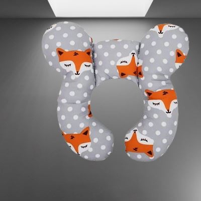 Coussin Bébé - BabyTravelPillow™ - Renard - Les Essentiels de Bébé