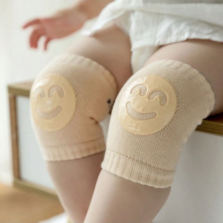 Genouillères - TotiPads™ - SmileyBeige - Les Essentiels de Bébé