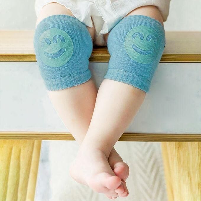 Genouillères - TotiPads™ - SmileyTurquoise - Les Essentiels de Bébé
