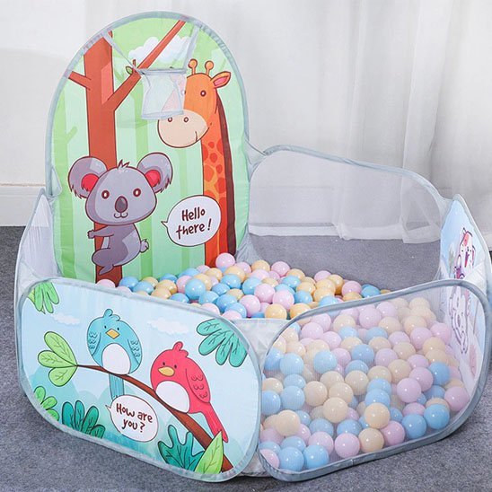 Piscine a balle bebe | Safari Sensoriel™ - Les Essentiels de Bébé