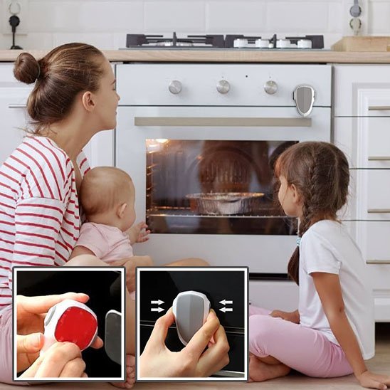 Serrure de four | MagnoSafe™ - Les Essentiels de Bébé