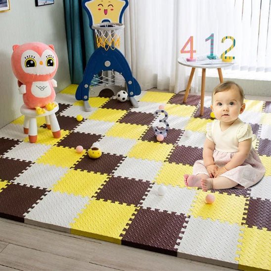 Tapis d'éveil - Puzzle de Sol pour Bébé - Les Essentiels de Bébé